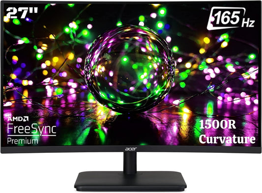 Acer Nitro ED270R 27" VA LED Curved FHD 180Hz 1ms AMD FreeSync Premium (1x Display Port 1.2, 2 x HDMI 2.0) - Black