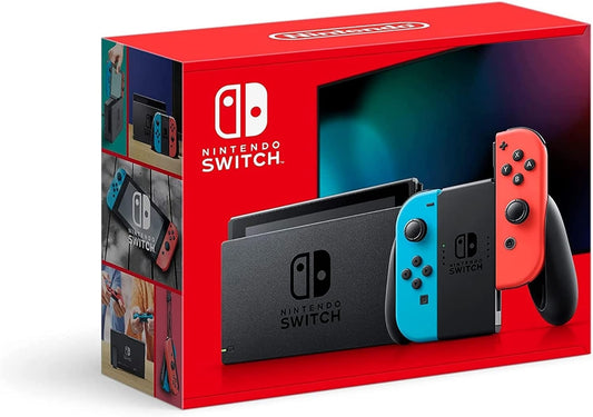 Nintendo Switch 32GB Touchscreen Display with Neon Blue and Neon Red Joy-Con HAC-001