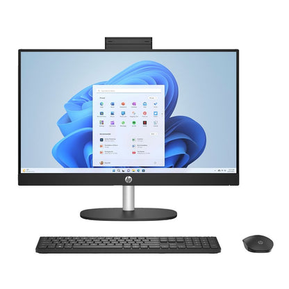 HP 23.8 inch Touch All-in-One Desktop PC AMD Ryzen 5 7520U 16GB 1TB SSD, Win 11 Home Jet Black B88DDAA#ABA