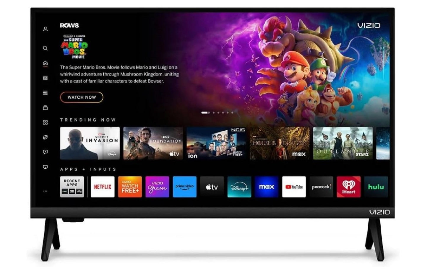 VIZIO 24" LED Smart HD TV 720p BT Works w/ Airplay 2 & Google Cast VHD24M-0810