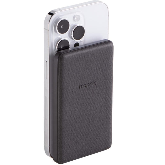 mophie - Snap+ Juice Pack Mini 5,000 mAh Portable Charger with MagSafe Compatibility - Black SNP-JP-MINI-5K