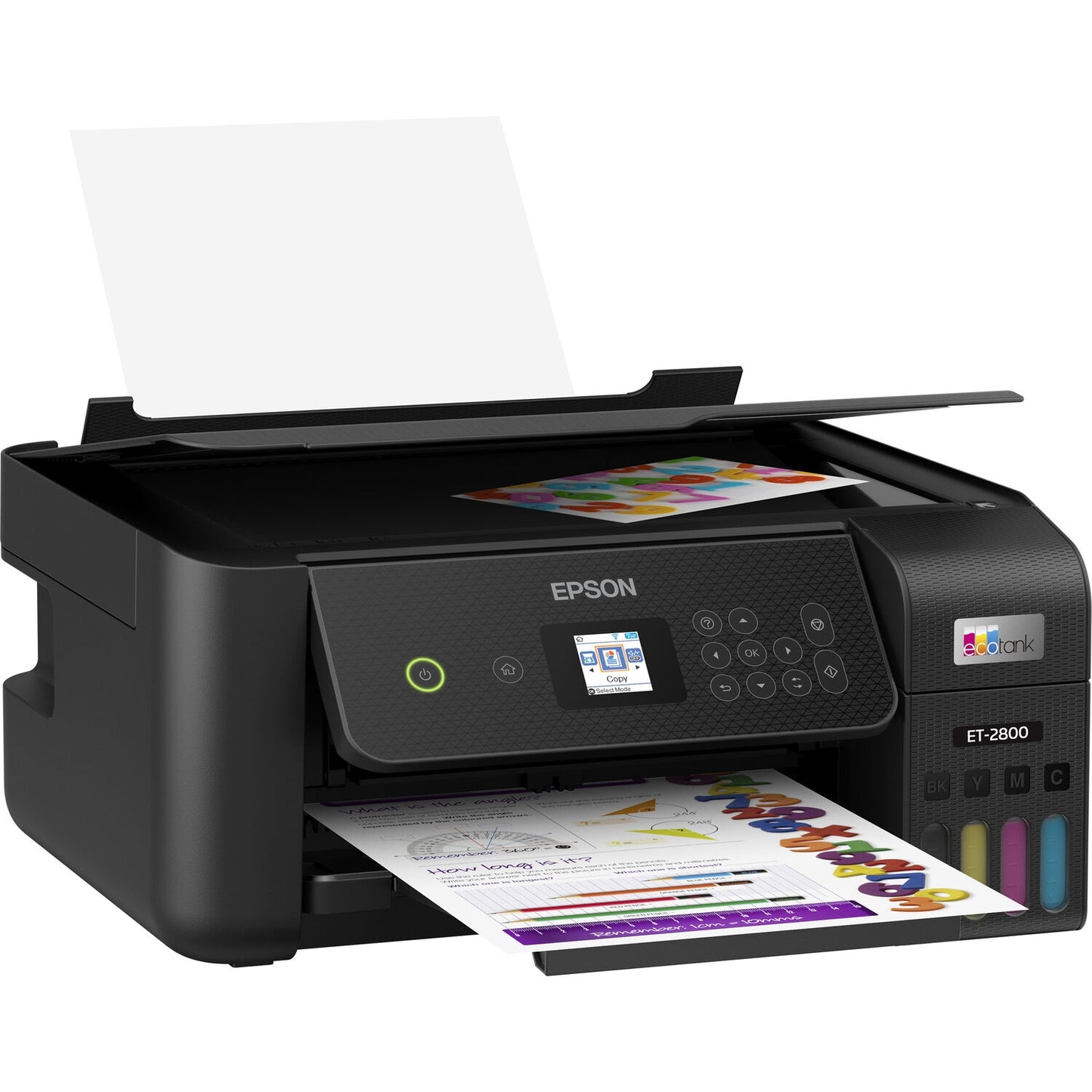Epson EcoTank ET-2800 Wireless Color All-in-One Cartridge-Free Supertank Printer Black C11CJ66201