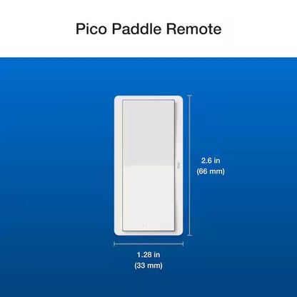 Diva Smart Dimmer Switch 3-Way Kit with Pico Paddle Remote, 150-Watt LED, White DVRF-PKG1D-WH