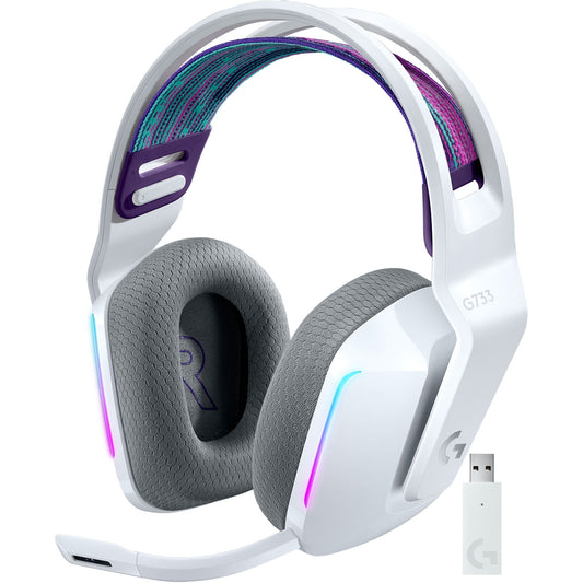 Logitech G G733 LIGHTSPEED Wireless RGB Gaming Headset White 981-000882