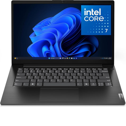 Lenovo V14 G5 Hybrid Work Laptop 14" FHD Display Core 7-240H 16GB/ 512GB Storage Win 11 Home Black 83HDA06GUS
