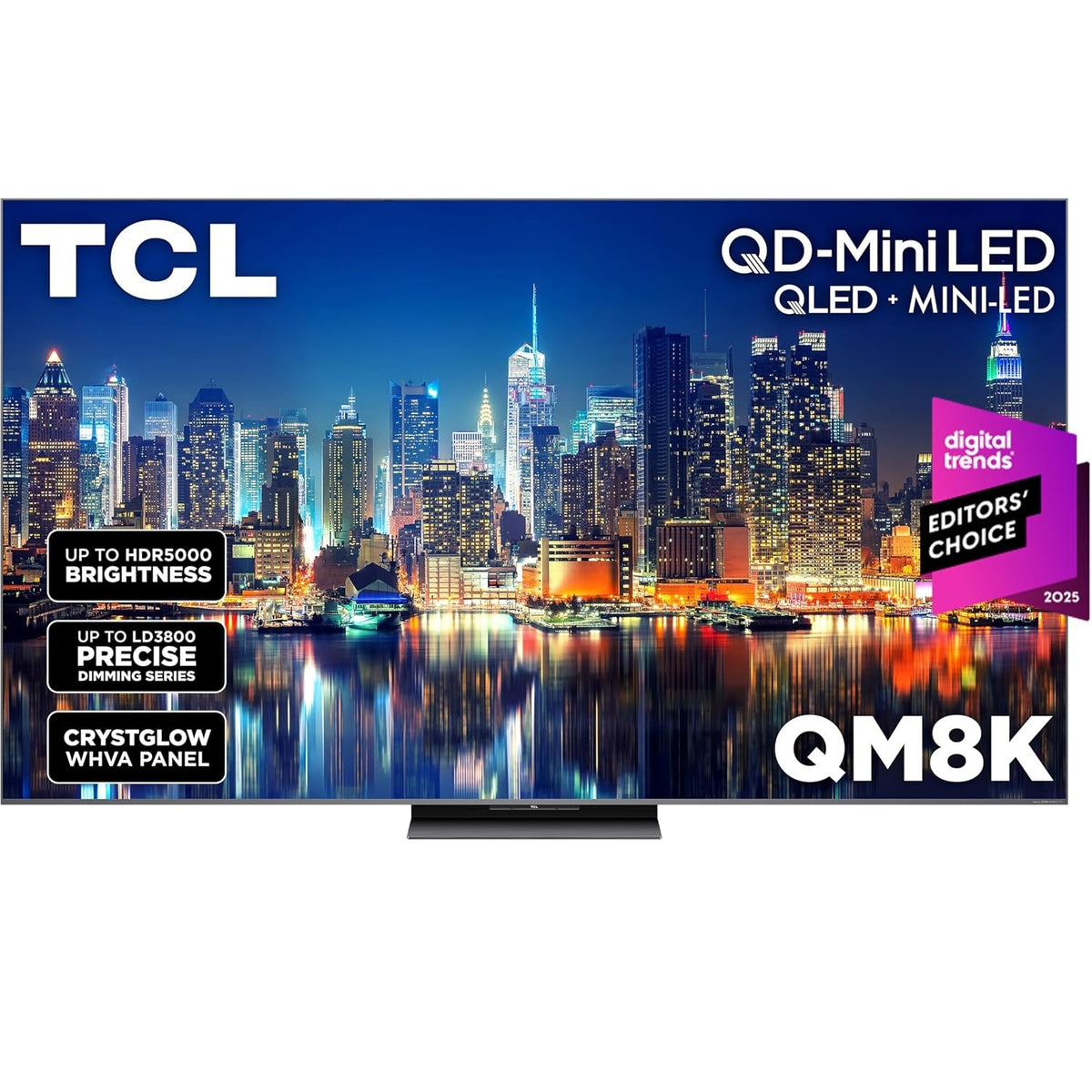 TCL - 85" Class QM8K Series 4K UHD HDR QD-Mini LED Smart TV with Google TV (2025)
