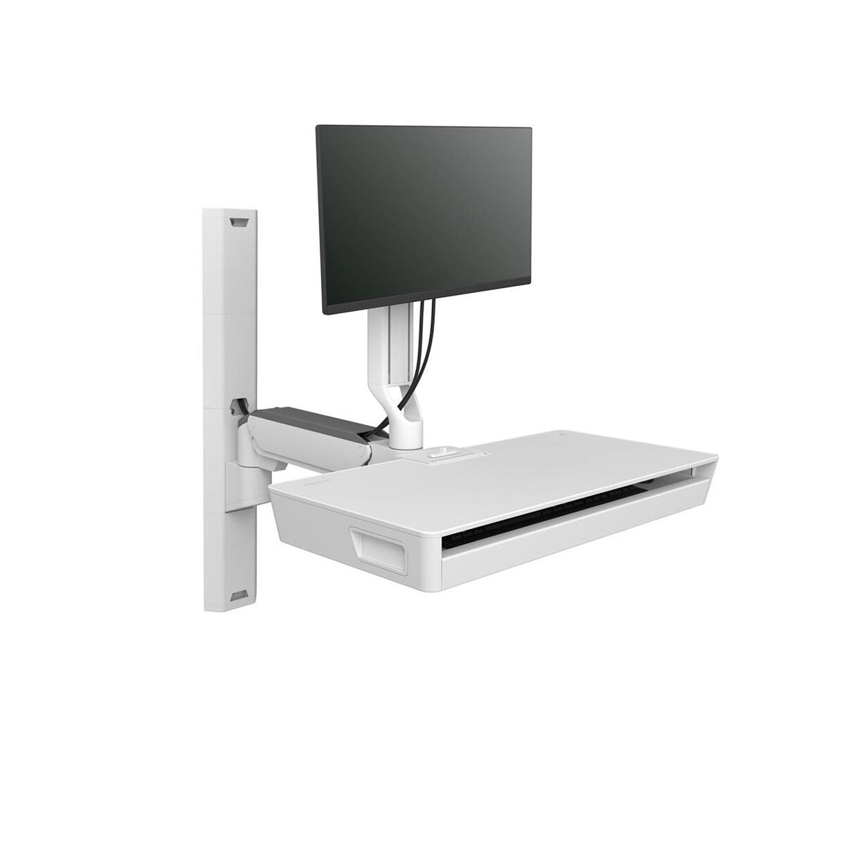 Ergotron CareFit Combo System with Worksurface Snow White 45-619-251
