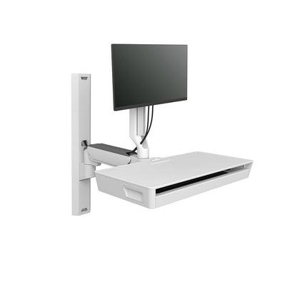 Ergotron CareFit Combo System with Worksurface Snow White 45-619-251