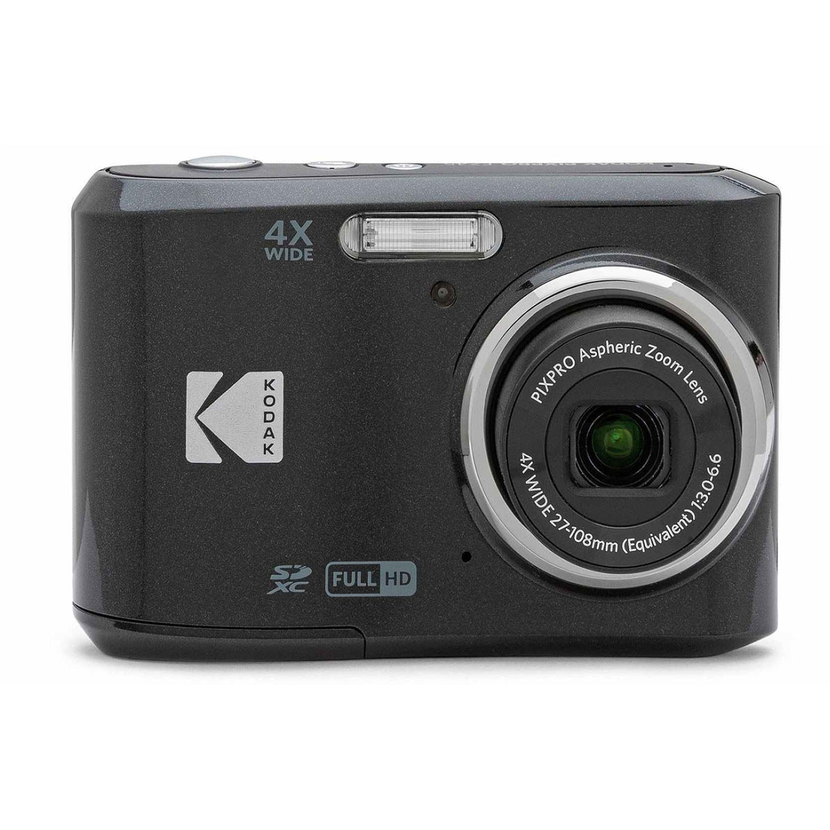 Kodak PIXPRO FZ45 16MP Digital Compact Camera 4X Optical­ Zoom, 27mm Wide Angle, ­2.7" LCD - Black