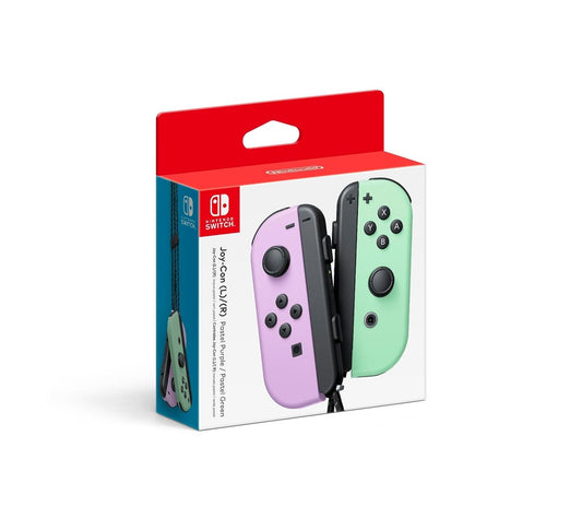 Nintendo Joy-Con (L/R) Wireless Controllers - Pastel Purple/ Pastel Green