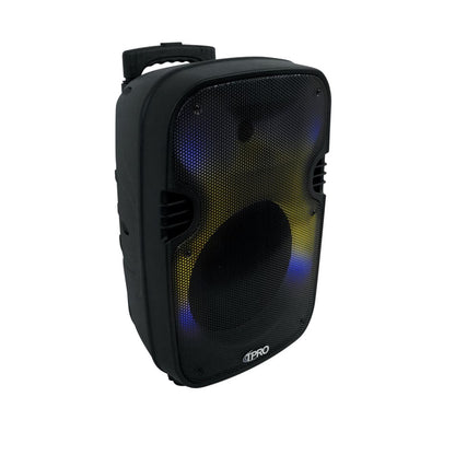 Technical Pro Rechargeable 12" Two way Bluetooth Loudspeaker with LED Glow Wall PLIT12