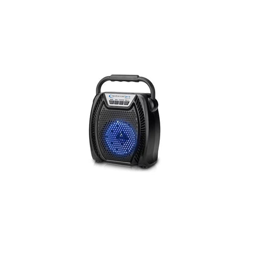 Technical Pro BOOM4 Rechargeable LED Bluetooth Speaker with 4-Inch LED Woofer