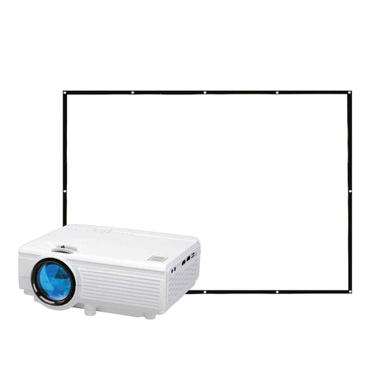 RCA 1080p LCD Home Theater Projector w/ 100" Fold up Screen Streaming Ready RPJ166-COMBO