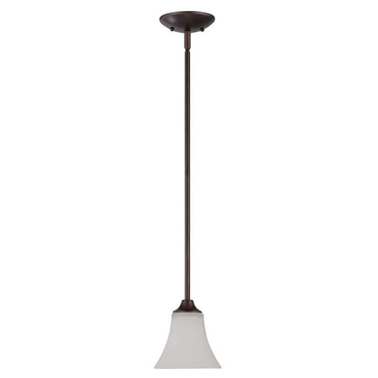 Sunset Lighting 1-Light 100W Darby Stem Pendant Provincial Bronze - F18040-64