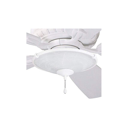 Emerson Outdoor Damp Low Profile 13" LED Bowl Light Kit with Frosted Shade - Satin White LK53SW