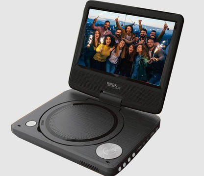Proscan Elite Portable 7" Swivel Screen DVD Player SD Card Slot 2.5 Battery BLK      PEDVD7060