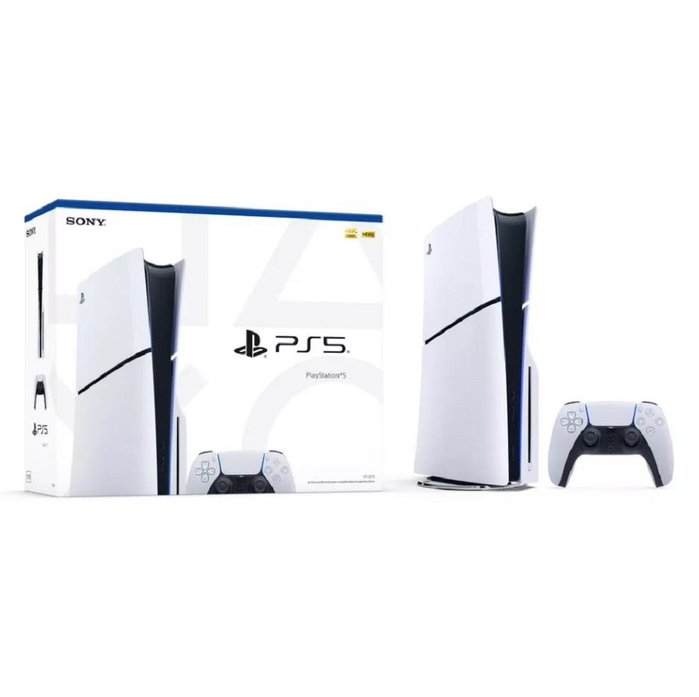 Sony PlayStation 5 Slim Console White, 4K-TV Gaming, 1TB of Storage 1000039671 - CFI-2015