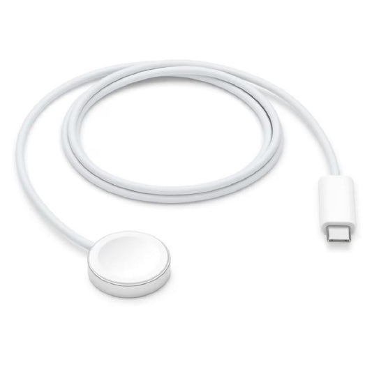 Apple Watch Magnetic Fast Charger to USB Type-C Cable 1m White A2515 Genuine White MLWJ3AM/A