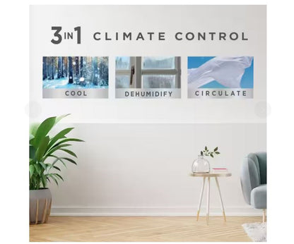 Vissani 5,000 (DOE) BTU 115-Volt Portable Air Conditioner for 150 sq. ft. in White VAP09R1AWT