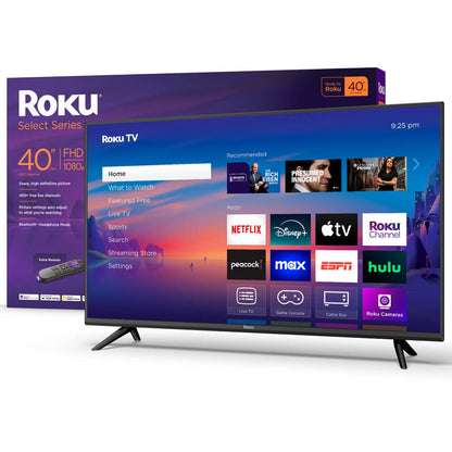 Roku 40" Select Series 1080p Full HD Smart Roku TV with Roku TV Remote: Wi-Fi, LED 40R3C5