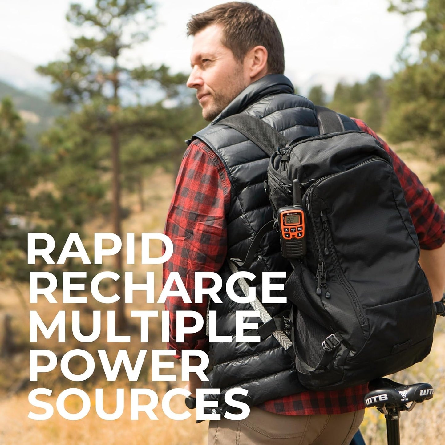 Midland - X-TALKER 28-Mile, 22-Channel FRS 2-Way Radios (Pair) - Orange T51VP3X6