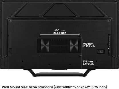 Hisense 85" Class U7 Series Mini-LED 4K UHD QLED Smart Google TV, 144Hz With Game Mode Pro (2024) 85U7N