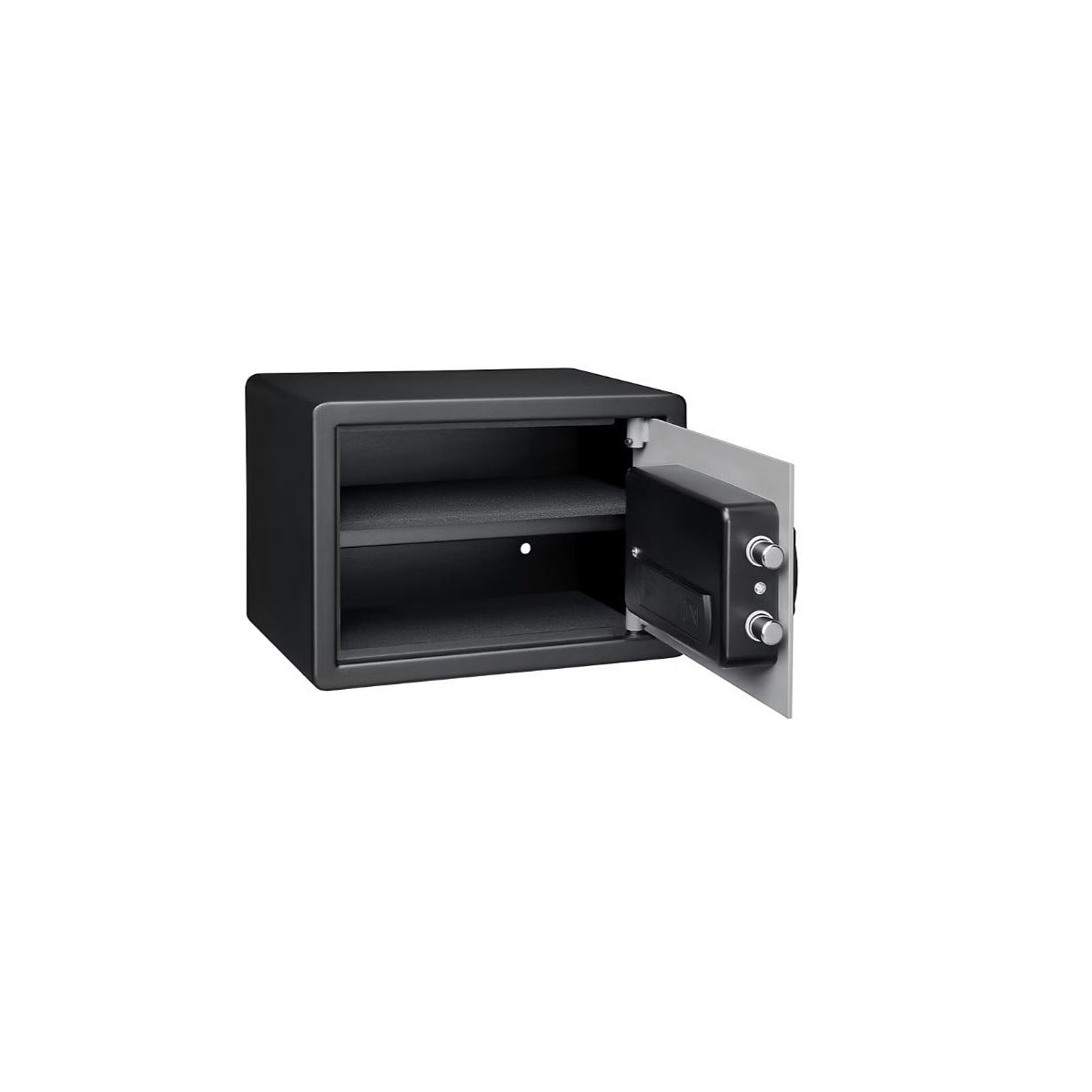 Fortress Personal Safe Electronic Lock Rounded Edges 2 Tone Black/Gray 44E20BG