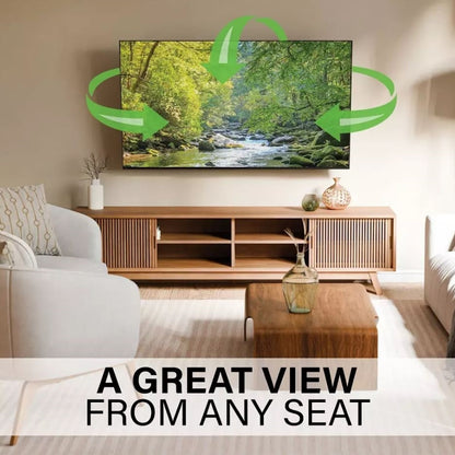 Sanus Decora Full-Motion TV Mount for 42"-90" TVs Up to 120 lbs. DLF225-B1 Black