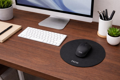 iHome 2.4G Wireless Mouse with Mousepad Bundle- Black 2IHMS2266B0L2