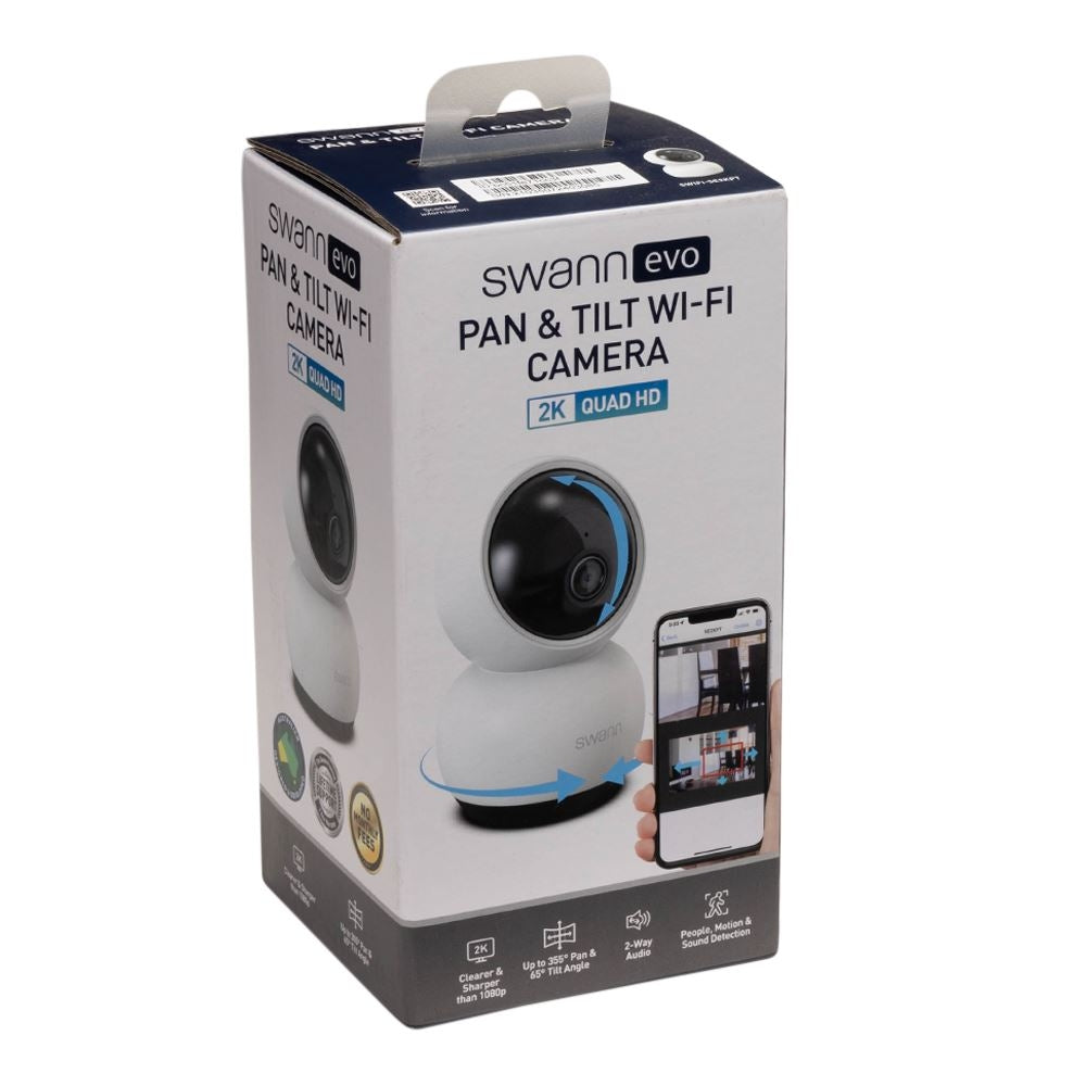 Swann Communications EVO 2K Pan Tilt Security Camera SWIFI-SE2KPT