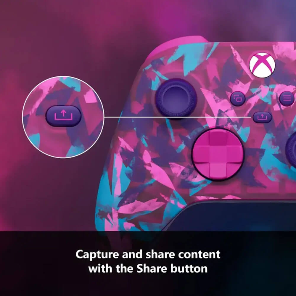 Microsoft - XBOX Wireless Controller for XBOX Series X, XBOX Series S, XBOX One, PCs - Heart Breaker