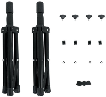 Technical Pro CLUB12 12" Rechargeable Bluetooth Speakers+Stands+Remote+Mic+Light