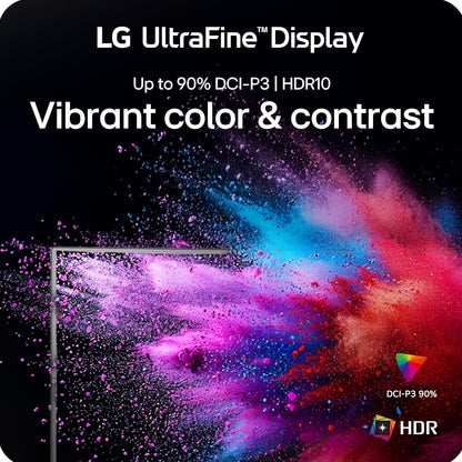 LG 32" 4K UHD Monitor, HDR10, HDMI/DP, Adjustable Stand - Black 32UR550K-B.AUS