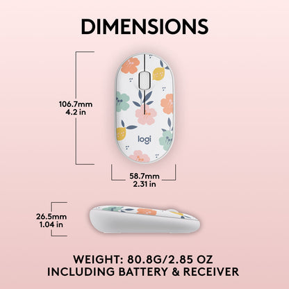 Logitech M340 Wireless Mouse Floral Bouquet 910-007280
