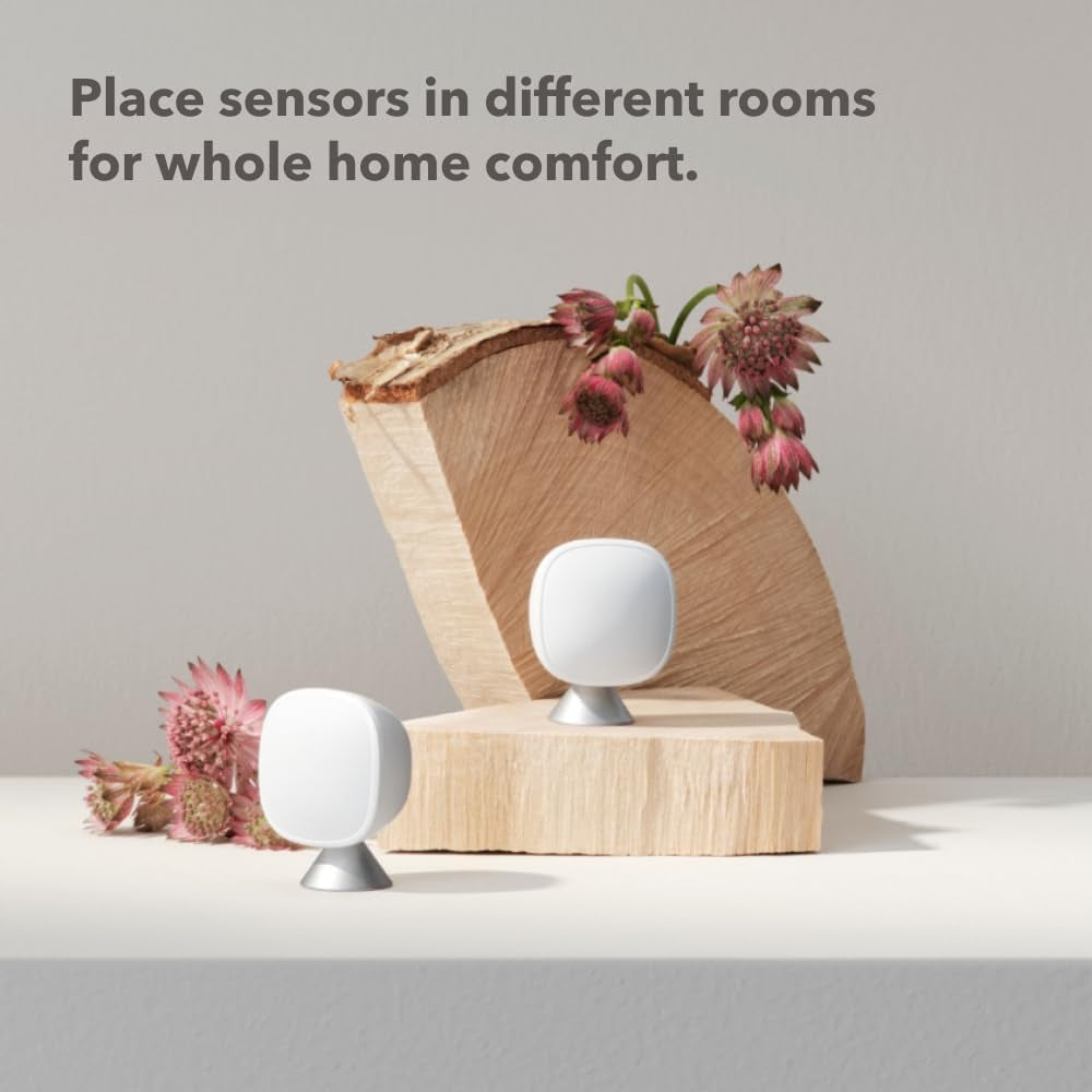 ecobee SmartSensor 2-Pack - Temperature & Occupancy Detection White EB-RSHM2PK-01