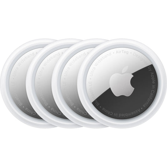 Apple AirTag (4-Pack) - Silver MX542LL/A, Works with Apple's Find My App