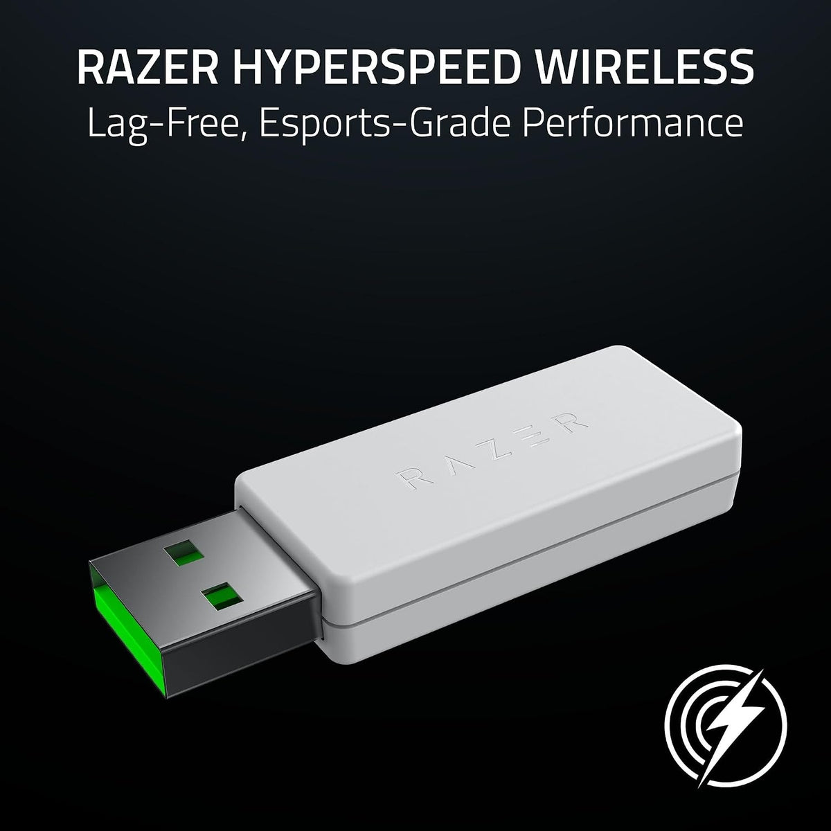 Razer Raiju V3 Pro Wireless Esports Controller for PlayStation 5 and PC in White - RZ06-05580200-R3UA