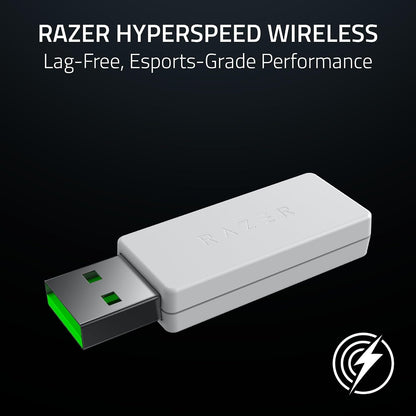 Razer Raiju V3 Pro Wireless Esports Controller for PlayStation 5 and PC in White - RZ06-05580200-R3UA