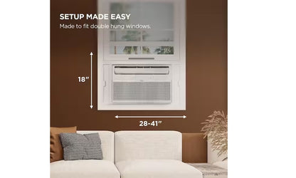 TCL 18,000 BTU Q-Series Ultra-Quiet Inverter Smart Window AC, Cools 1,000 Sq. Ft., with Wi-Fi, Remote T18WQ2S