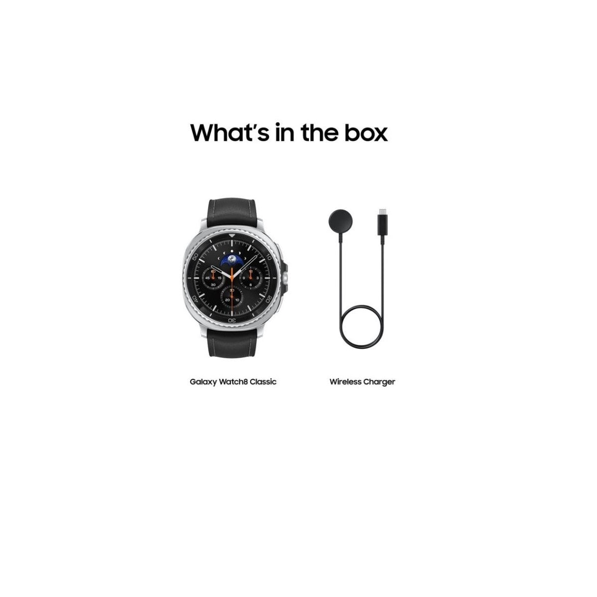 Samsung Galaxy Watch 8 46mm Classic Stainless Steel Smartwatch LTE Black (2025)