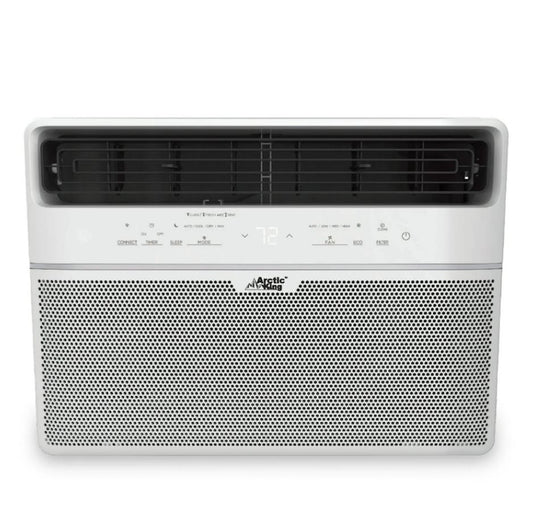 Arctic King 12,000 BTU Smart Window Air Conditioner, Cools Rooms up to 550 Sq. Ft., White RMWK12WR