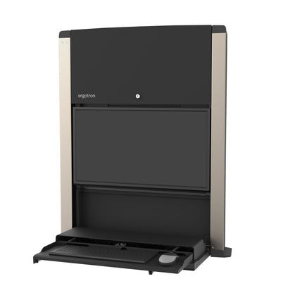 Ergotron CareFit - Wall-Mounted Workstation - Matte Black 61-367-060
