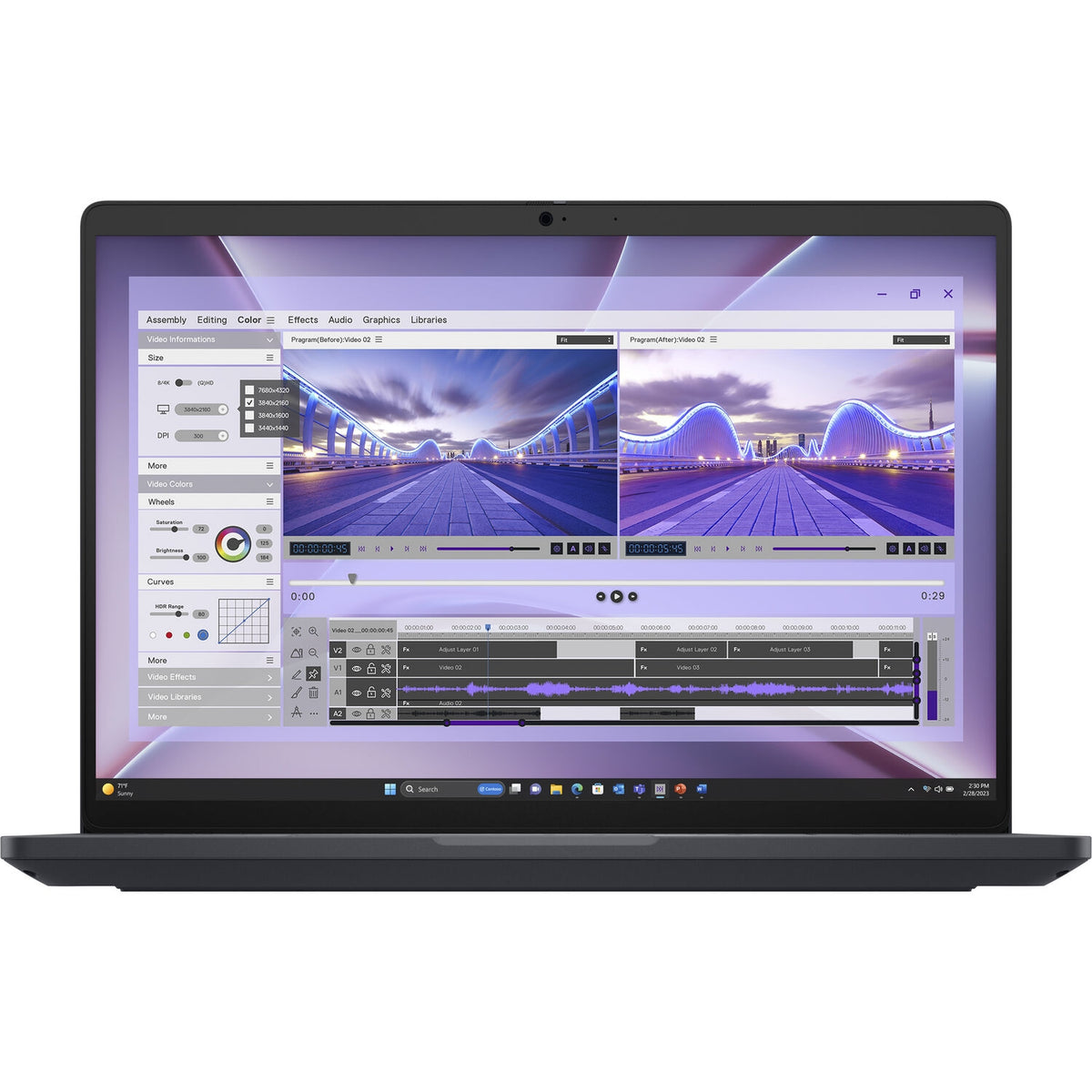 Dell Pro Max MC16250 16" Copilot+ PC Intel Ultra 7 255H 32GB/1TB SSD Win 11 Pro Wi-Fi 7 - Black