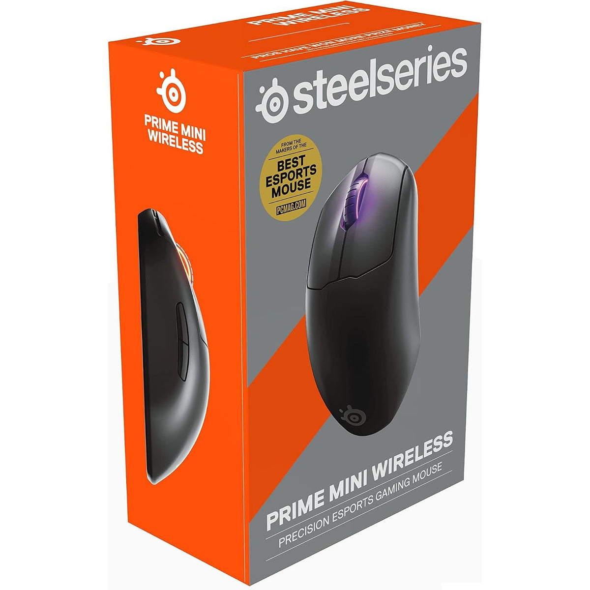 SteelSeries Esports Mini Wireless FPS Gaming Mouse – Lag-free 2.4GHz – 100H Battery – 18K CPI Sensor