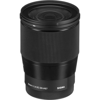 Sigma 16mm f/1.4 DC DN Contemporary Lens for Sony E (402965) Black