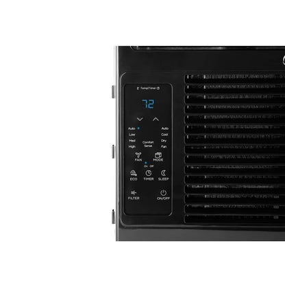 Midea 6,000 BTU DOE Window Air Conditioner with ComfortSense Remote, for spaces up to 250 sq. ft. MAW06R1WBL-T