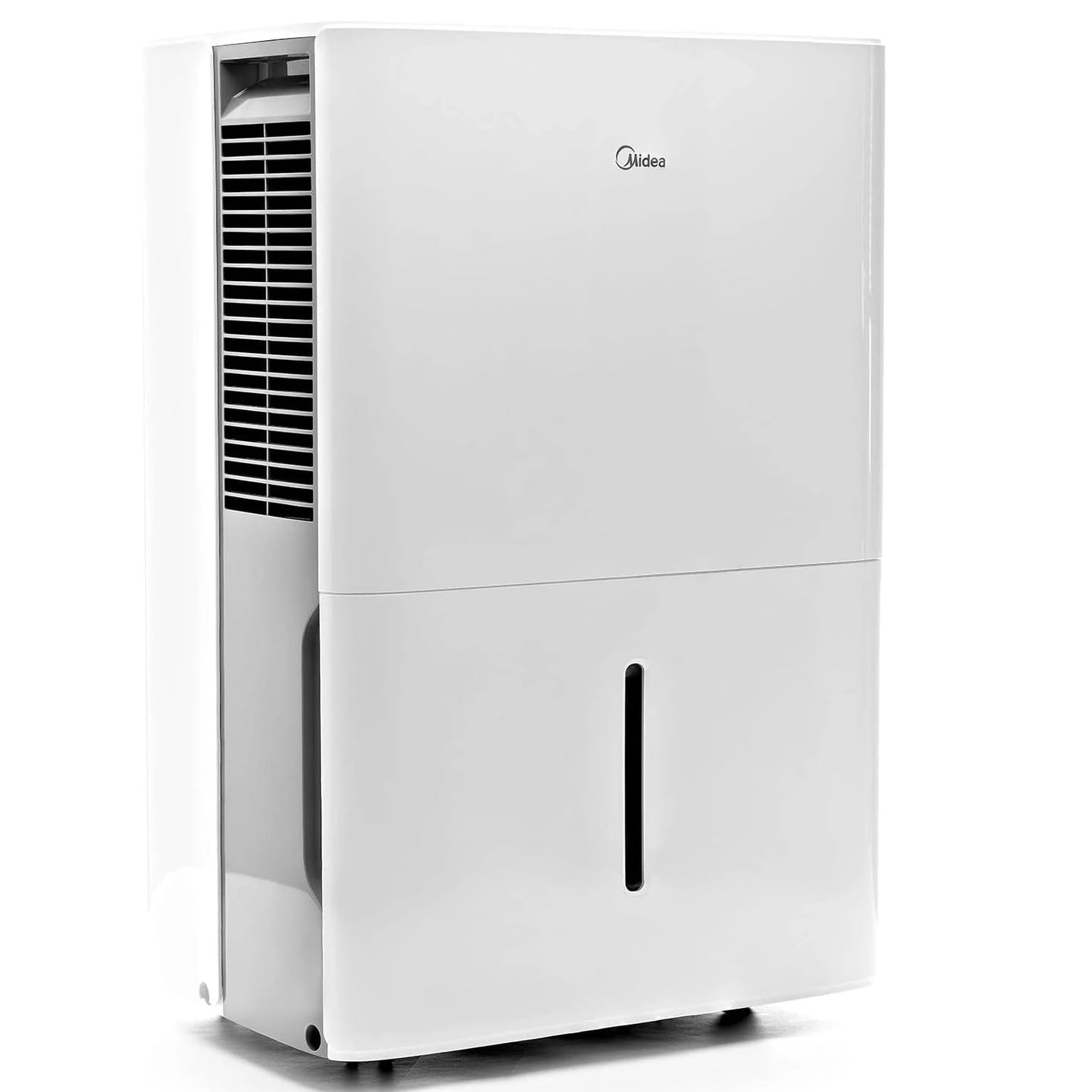 Midea 50 pt. Smart Dehumidifier for Basement, Room, or Garage - Covers up to 4,500 sq. ft. MAD50PS1WS