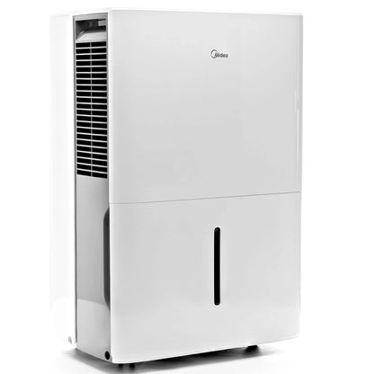Midea 50 pt. Smart Dehumidifier for Basement, Room, or Garage - Covers up to 4,500 sq. ft. MAD50PS1WS