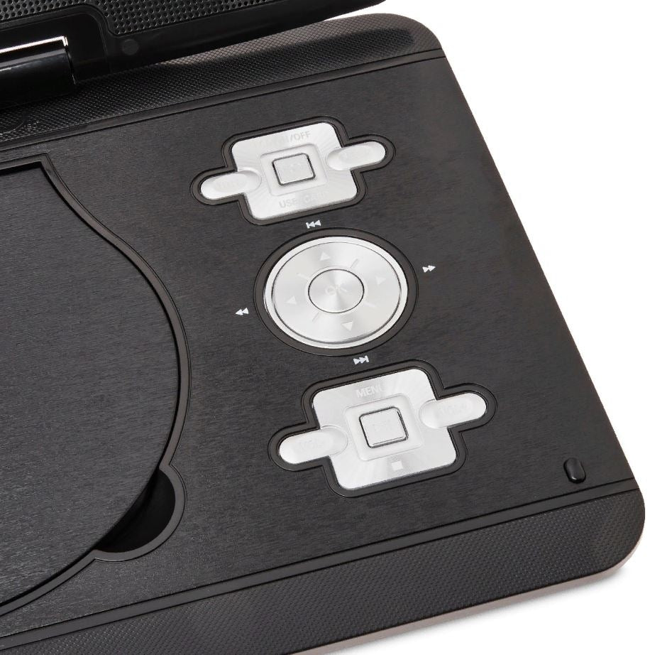 ONN 10" Portable DVD Player USB & SD Card slot, 3.5mm, 5-hr Battery 100008691