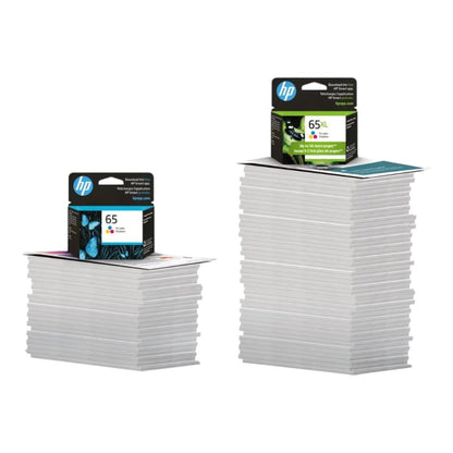 HP High Yield 65XL Black Color Ink Cartridge 2-Pack T0A37BN